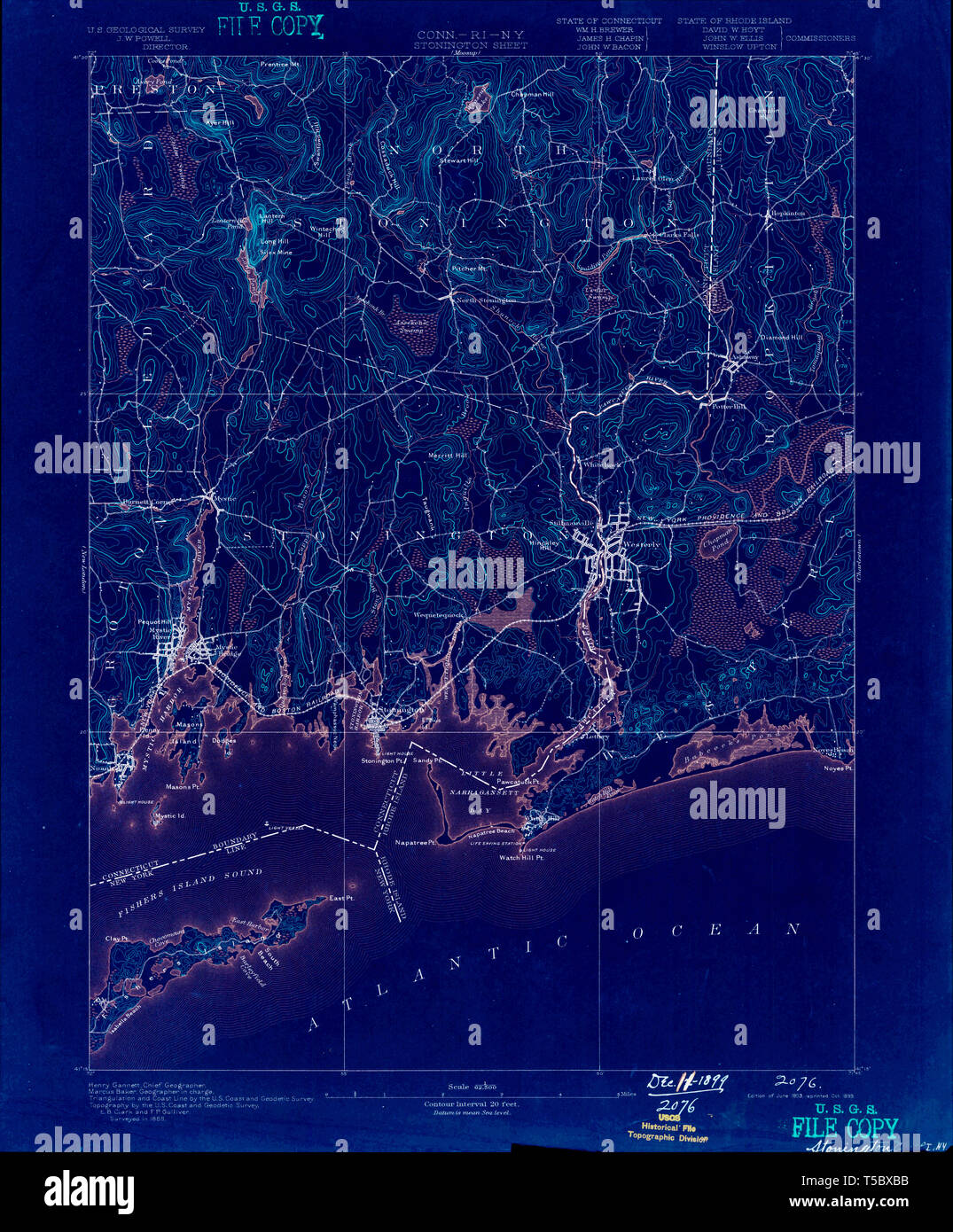 Map of stonington hires stock photography and images Alamy