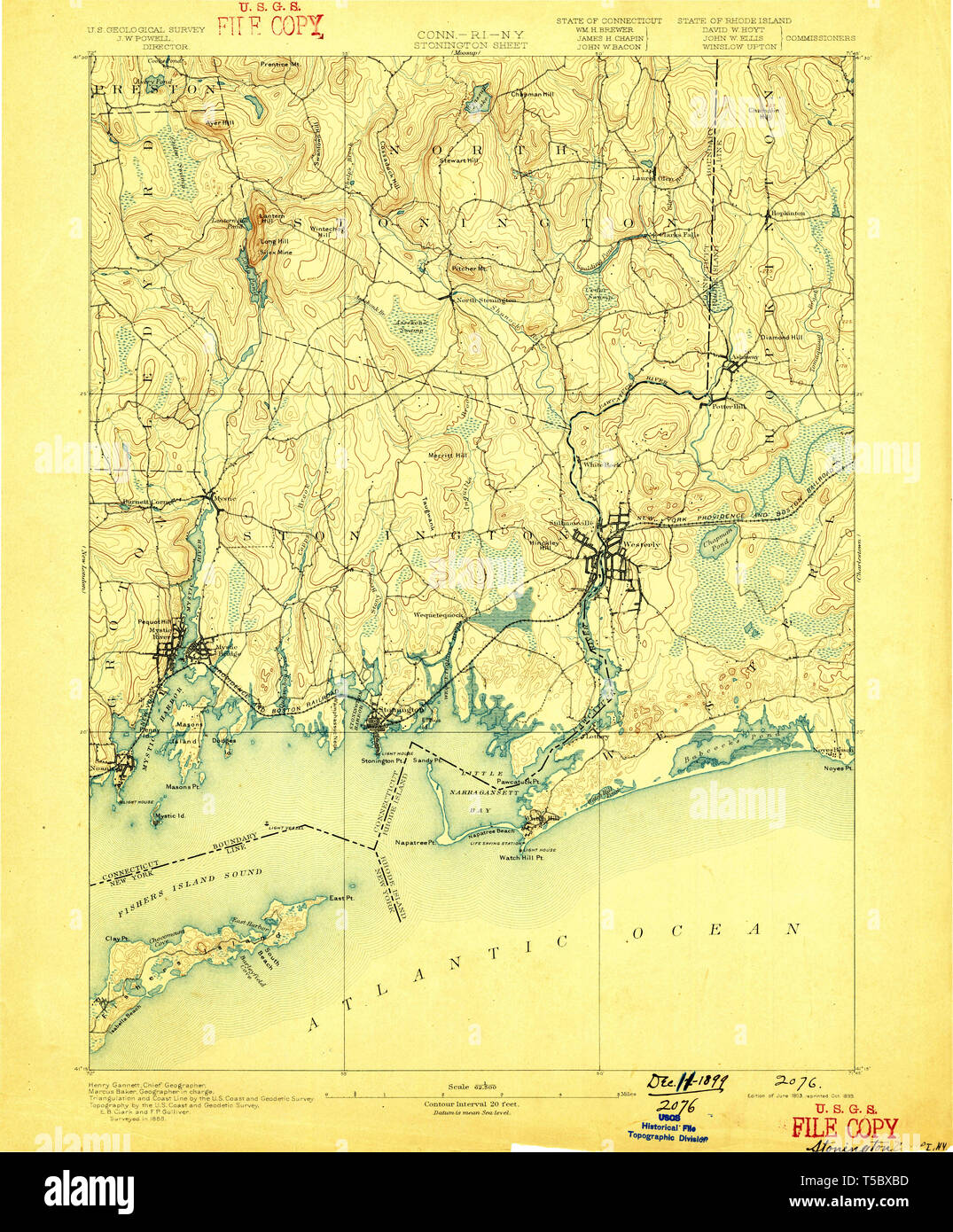 Stonington map hires stock photography and images Alamy