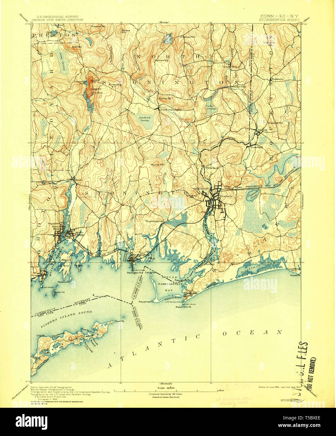 Map of stonington hires stock photography and images Alamy