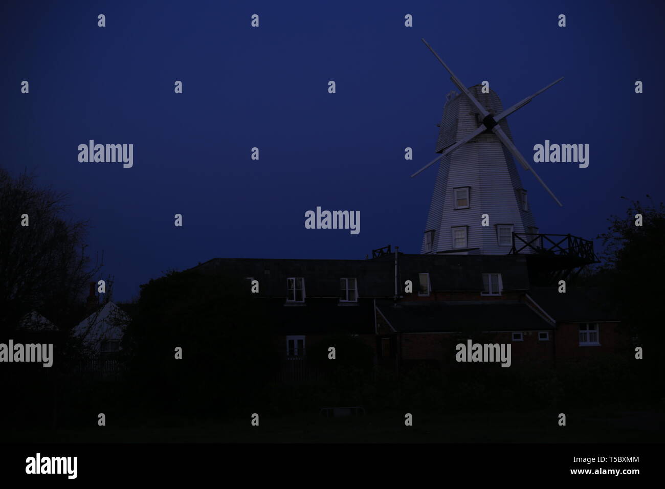 Dusk at New Mill, Rye, East Sussex, UK Stock Photo Alamy
