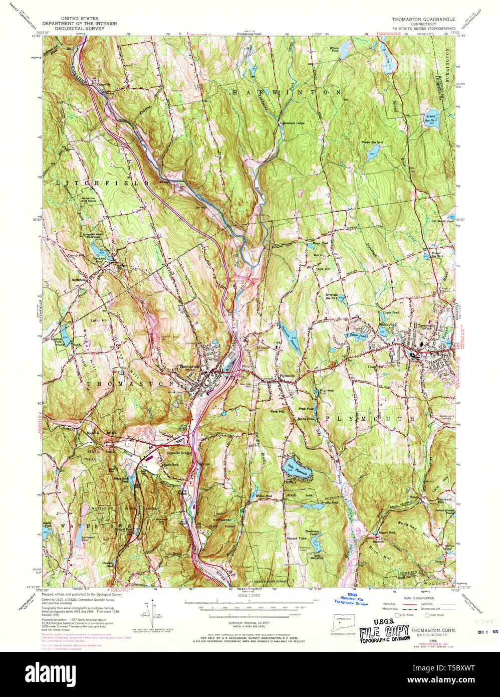 Map of thomaston hires stock photography and images Alamy