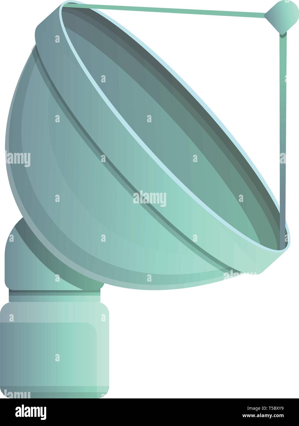Earth antenna satellite icon. Cartoon of Earth antenna satellite vector