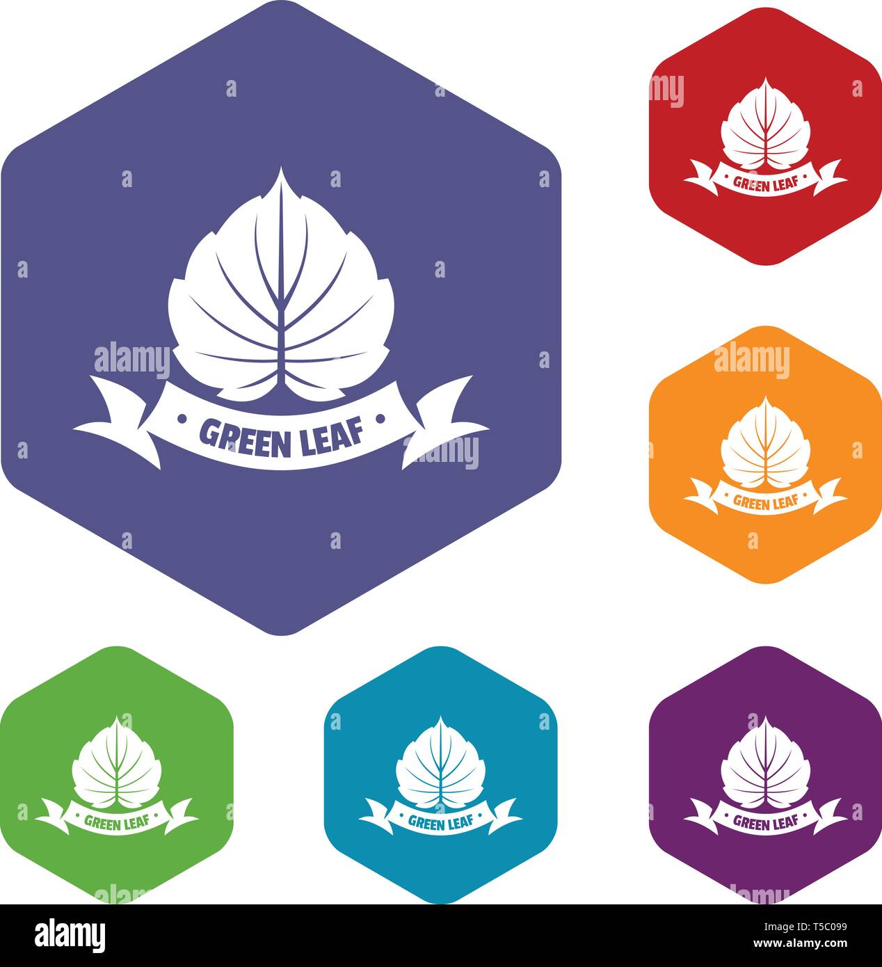 Eco planet icons vector hexahedron Stock Vector