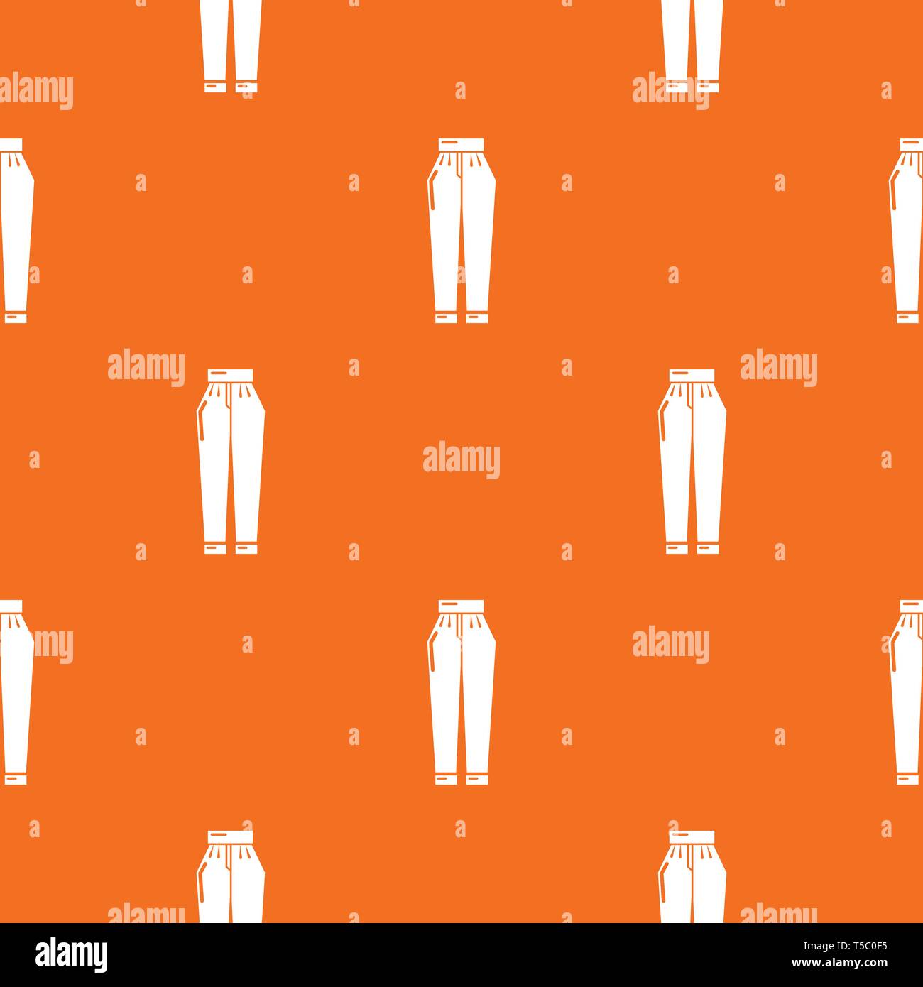 Pant pattern vector orange Stock Vector Image & Art - Alamy