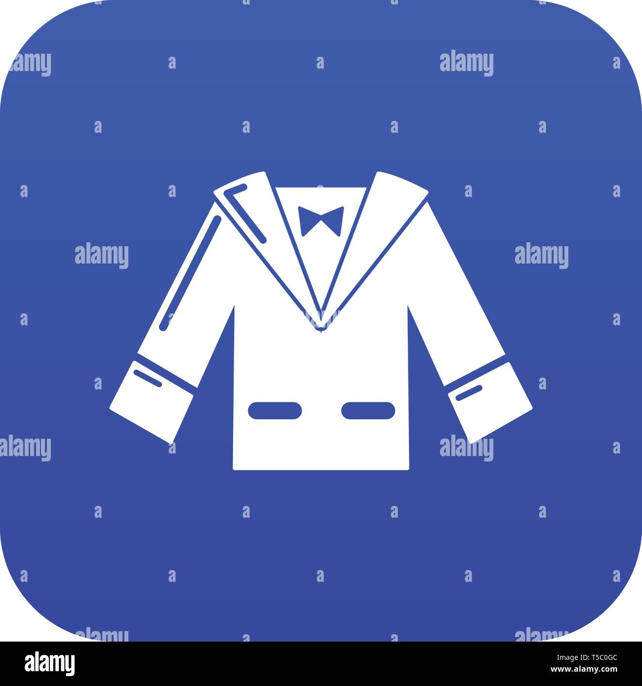 Wedding groom suit icon blue vector Stock Vector Image & Art - Alamy