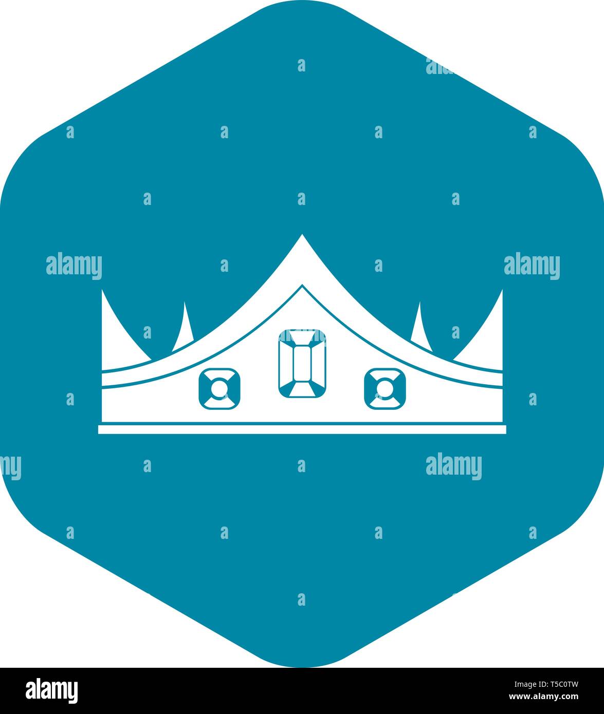 Royal crown icon, simple style Stock Vector Image & Art - Alamy