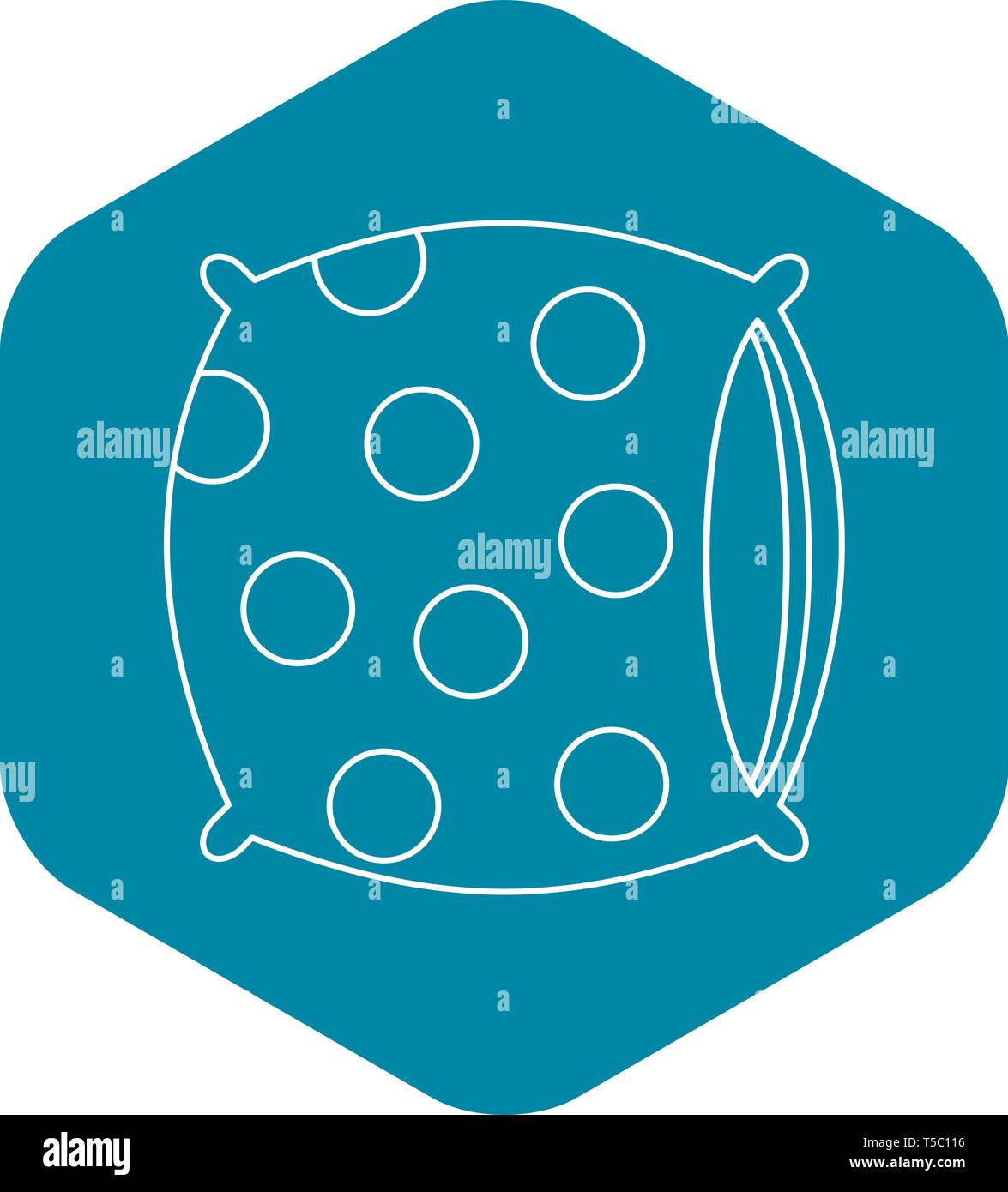 Pillow icon, outline style Stock Vector Image & Art - Alamy