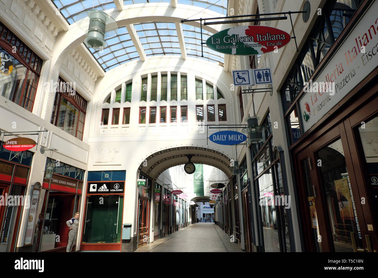 Straßburg Passage - Görlitz - historic shopping arcade - Stock Photo