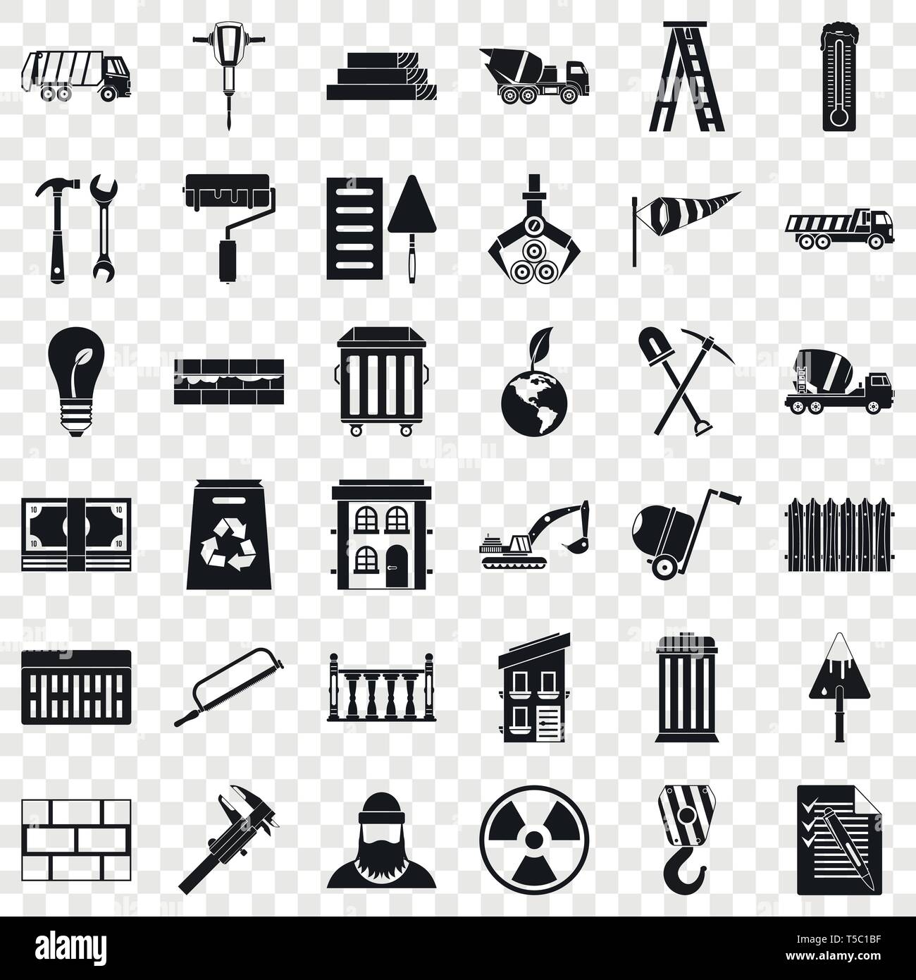 Building material lift Stock Vector Images - Alamy