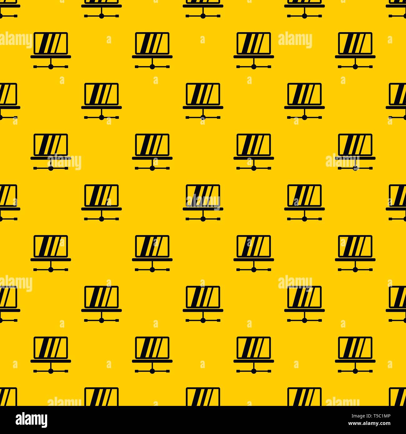 Laptop pattern vector Stock Vector