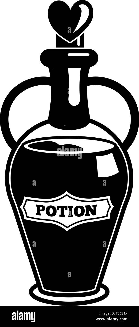 Wine carafe icon, simple style Stock Vector