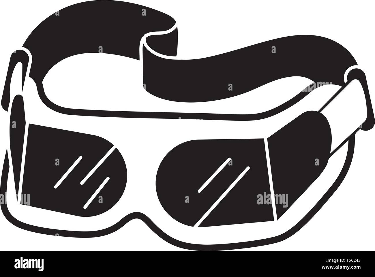 Welder glasses icon, simple style Stock Vector Image & Art - Alamy