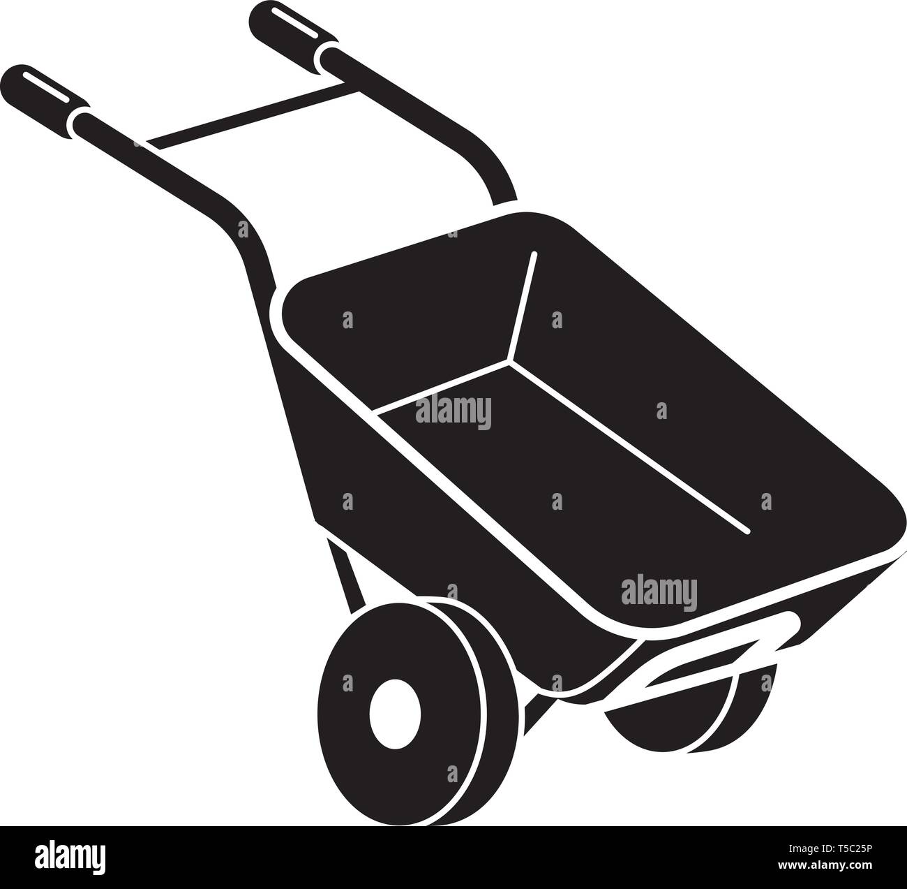 Garden wheelbarrow icon, simple style Stock Vector Image & Art - Alamy