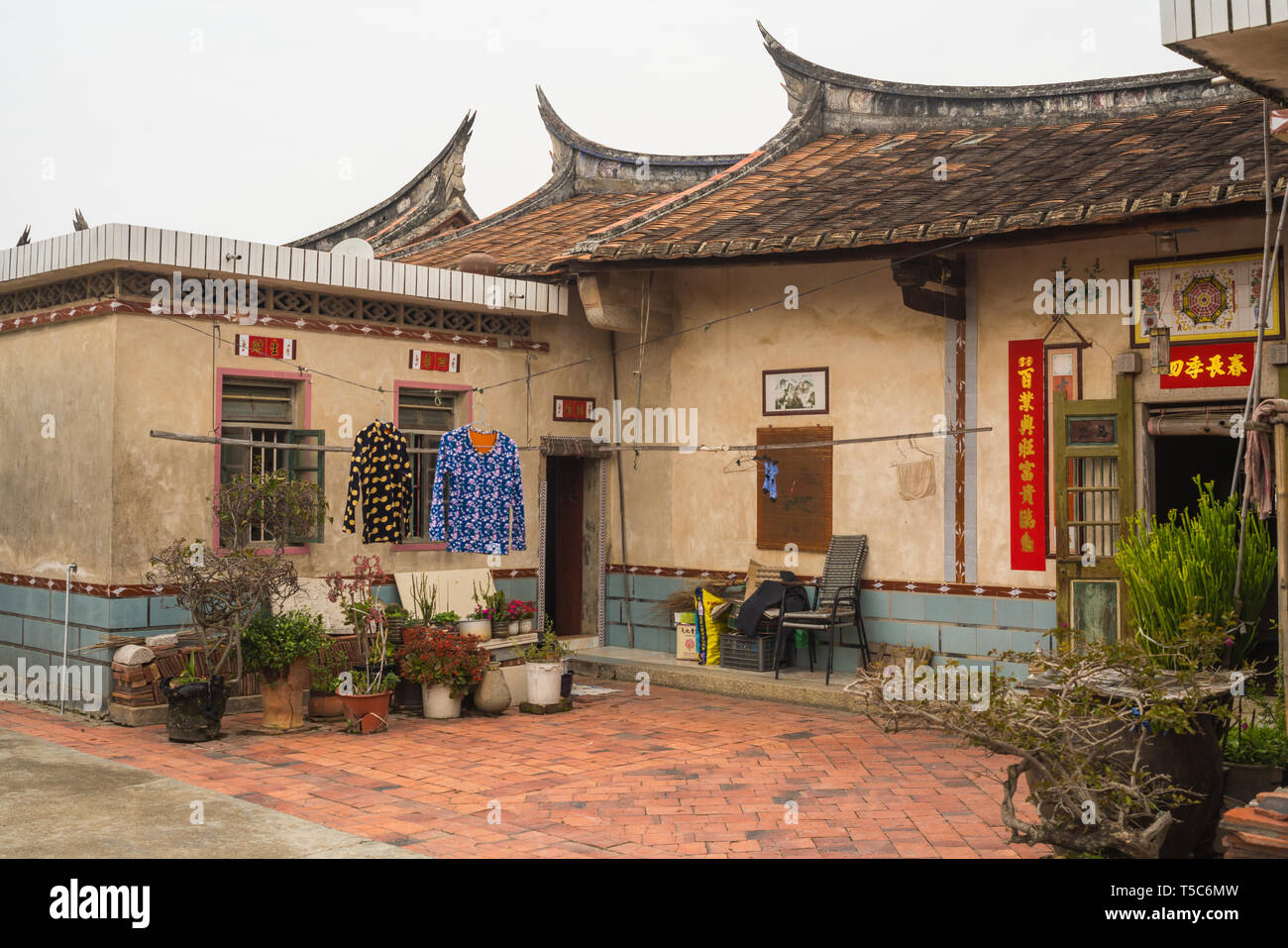 DaiMei Village Ancient Homes Stock Photo - Alamy