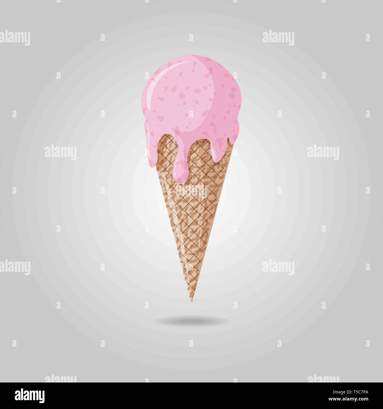 Ice Cream vector pin map icon. Map pointer. Summer Map markers. , eps 10 Stock Vector