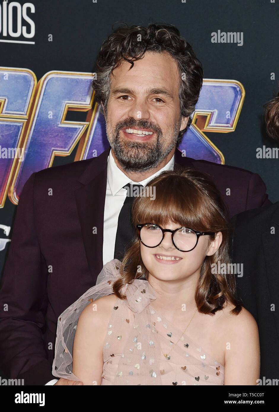 LOS ANGELES, CA APRIL 22 Mark Ruffalo and Odette Ruffalo arrive at