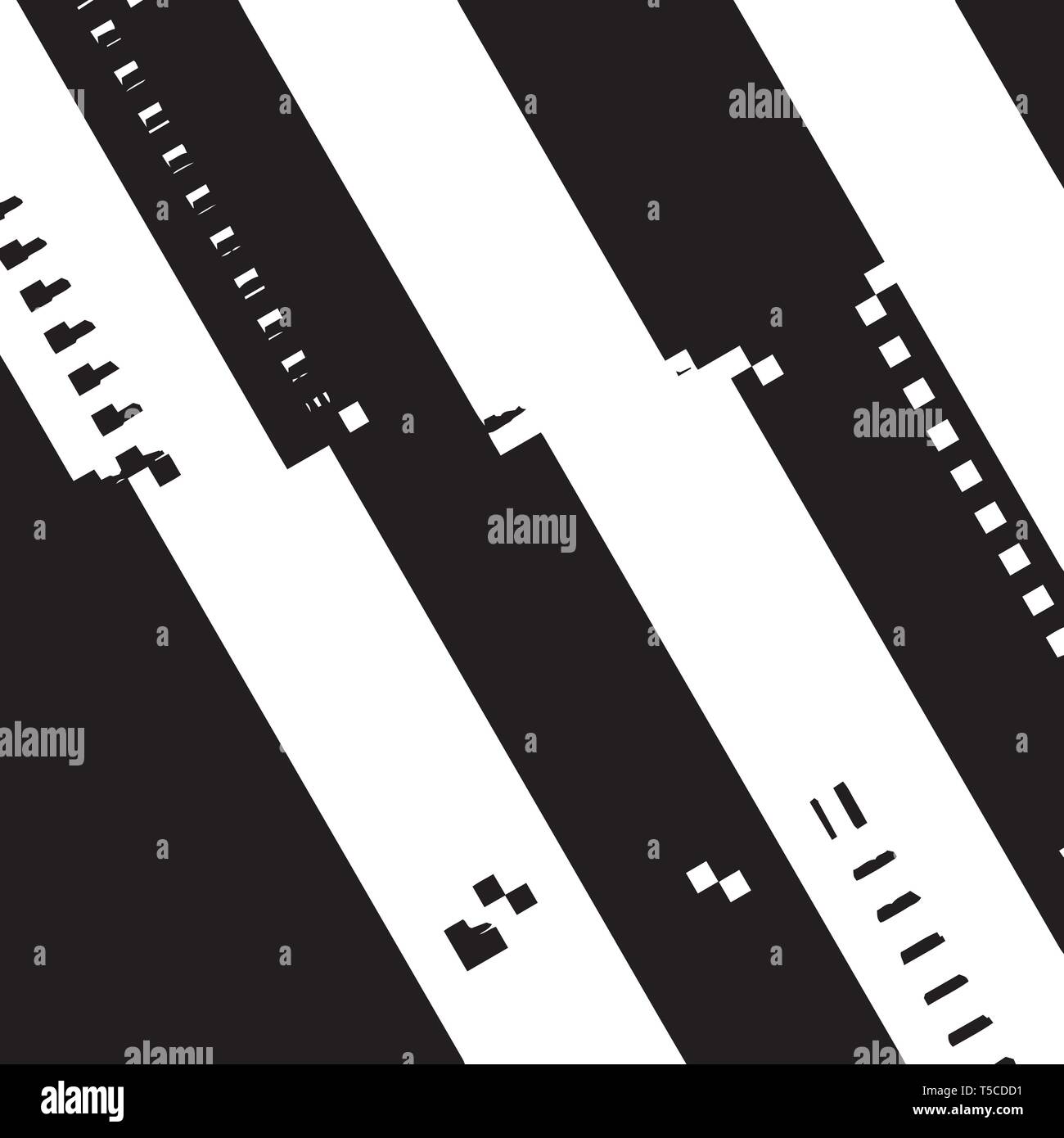 Glitched Overlay Texture Stock Vector