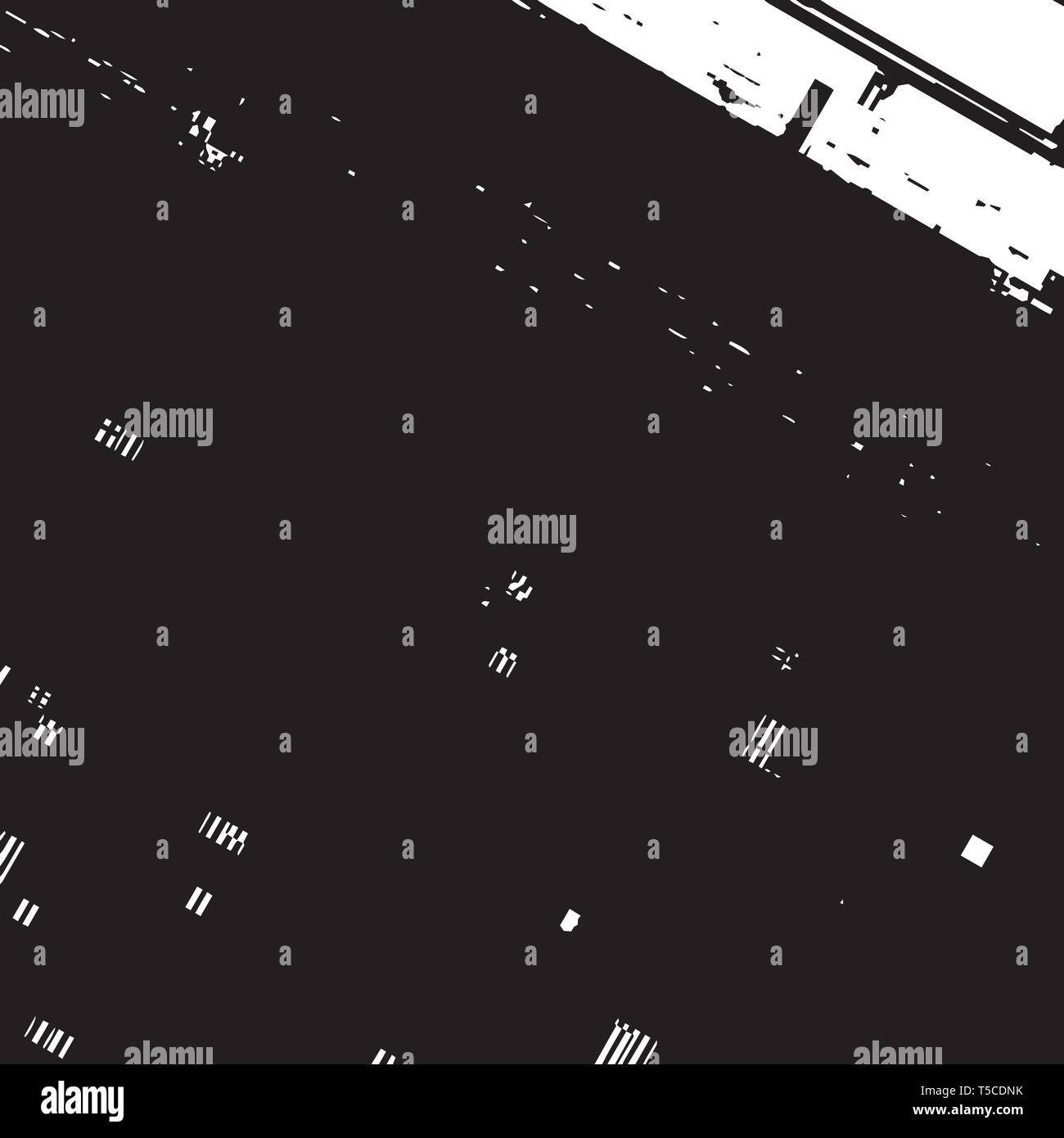 Glitched Diagonal Overlay Stock Vector
