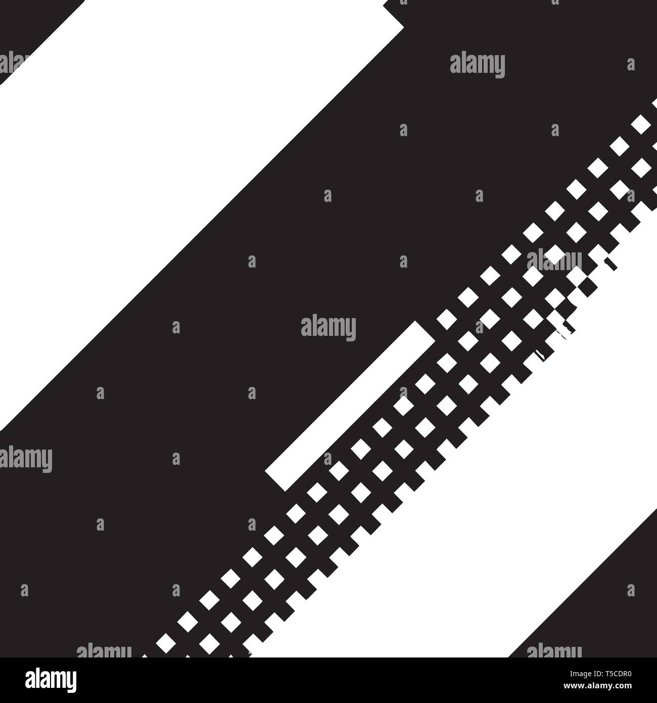 Glitched Diagonal Overlay Stock Vector