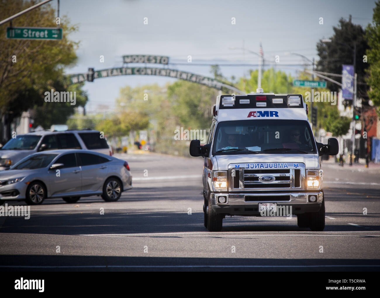 Amr american medical response ambulance hi-res stock photography and ...