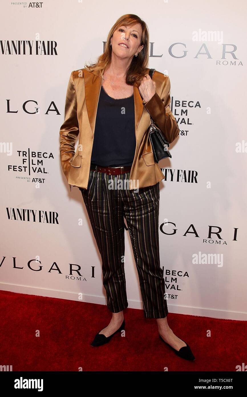 New York, NY, USA. 23rd Apr, 2019. Jane Rosenthal at arrivals for BVLGARI's World Premiere of CELESTIAL AND THE FOURTH WAVE, Spring Studios, New York, NY April 23, 2019. Credit: Steve Mack/Everett Collection/Alamy Live News Stock Photo