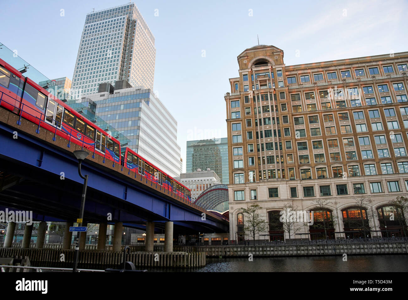 North dock of west india quay hi-res stock photography and images - Alamy