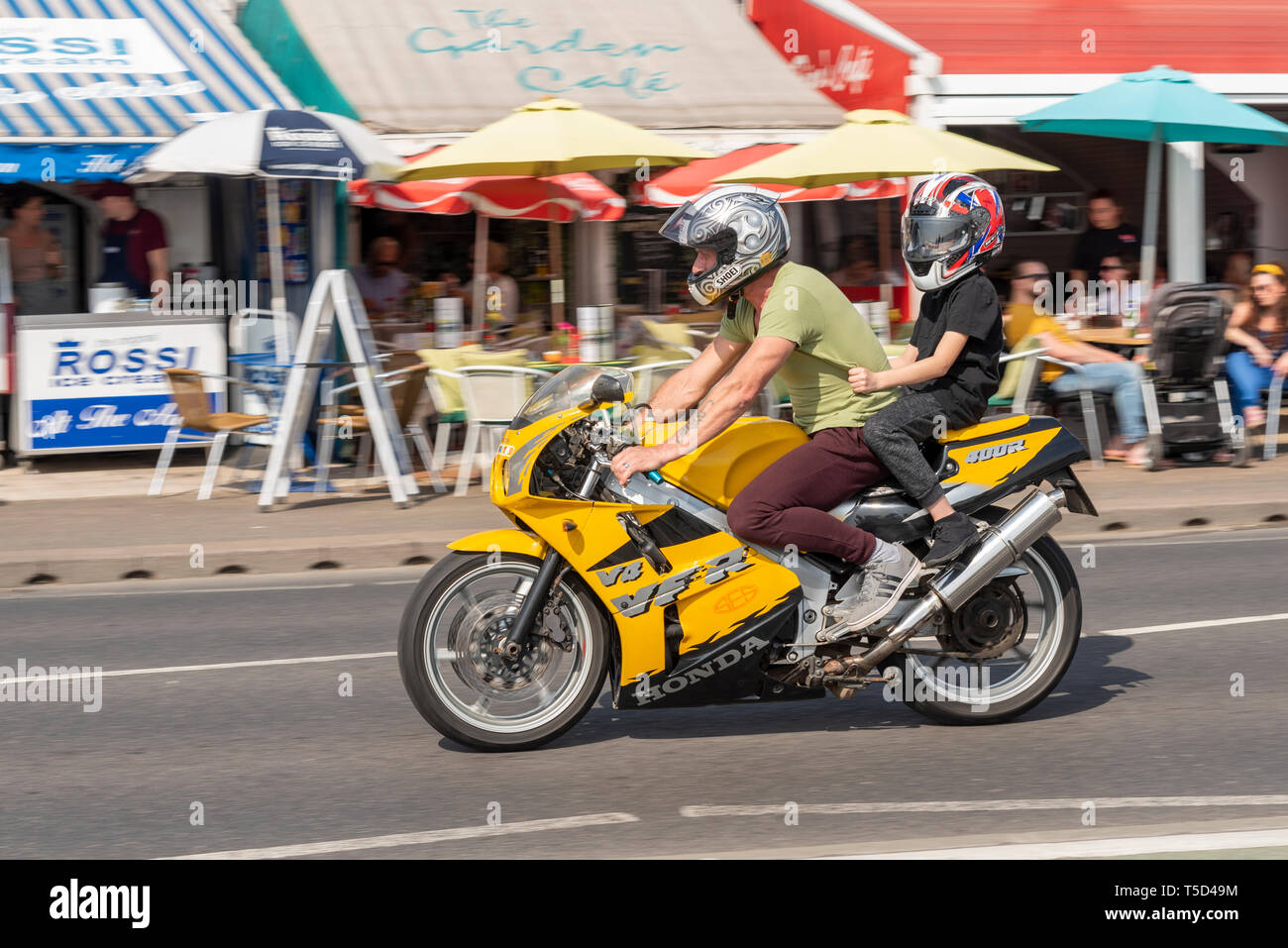 child pillion motorbike