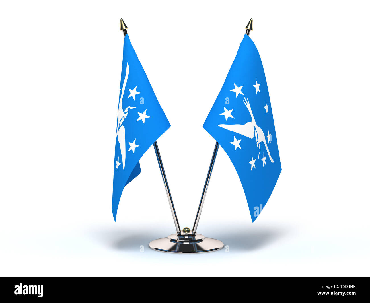 Texas Corpus Christi Flag (Flags Isolated with clipping path Stock