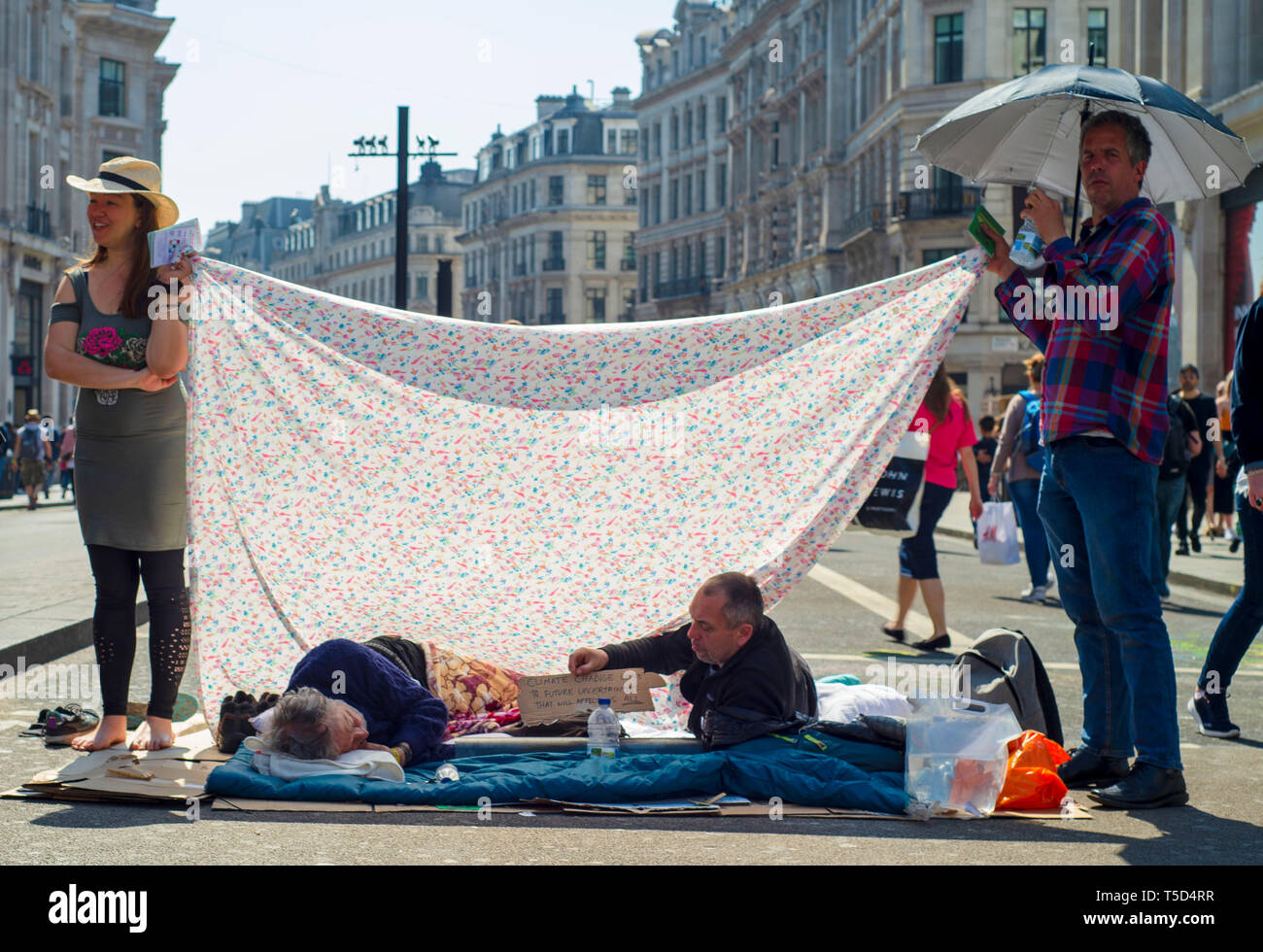 Extinction Rebellion, Oxford Street Stock Photo