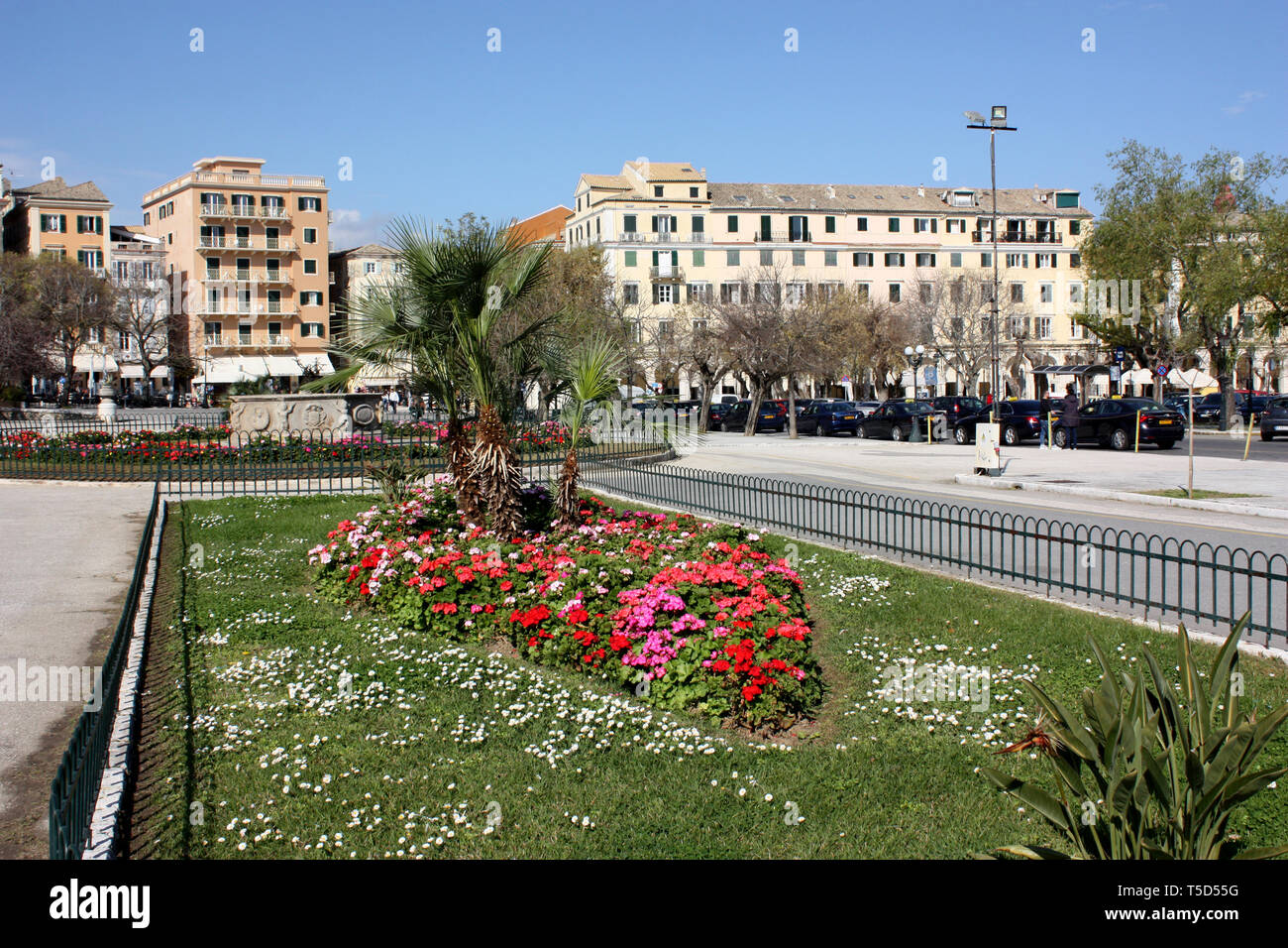 A View Of The Gardens On The Edge Of Pl Leonida Vlachou In The Old Town Of Corfu One Of The Ionian Islands Of Greece Stock Photo Alamy A View Of The Gardens On The Edge Of Pl Leonida Vlachou In The Old Town Of Corfu One Of The Ionian Islands Of Greece Stock Photo Alamy
