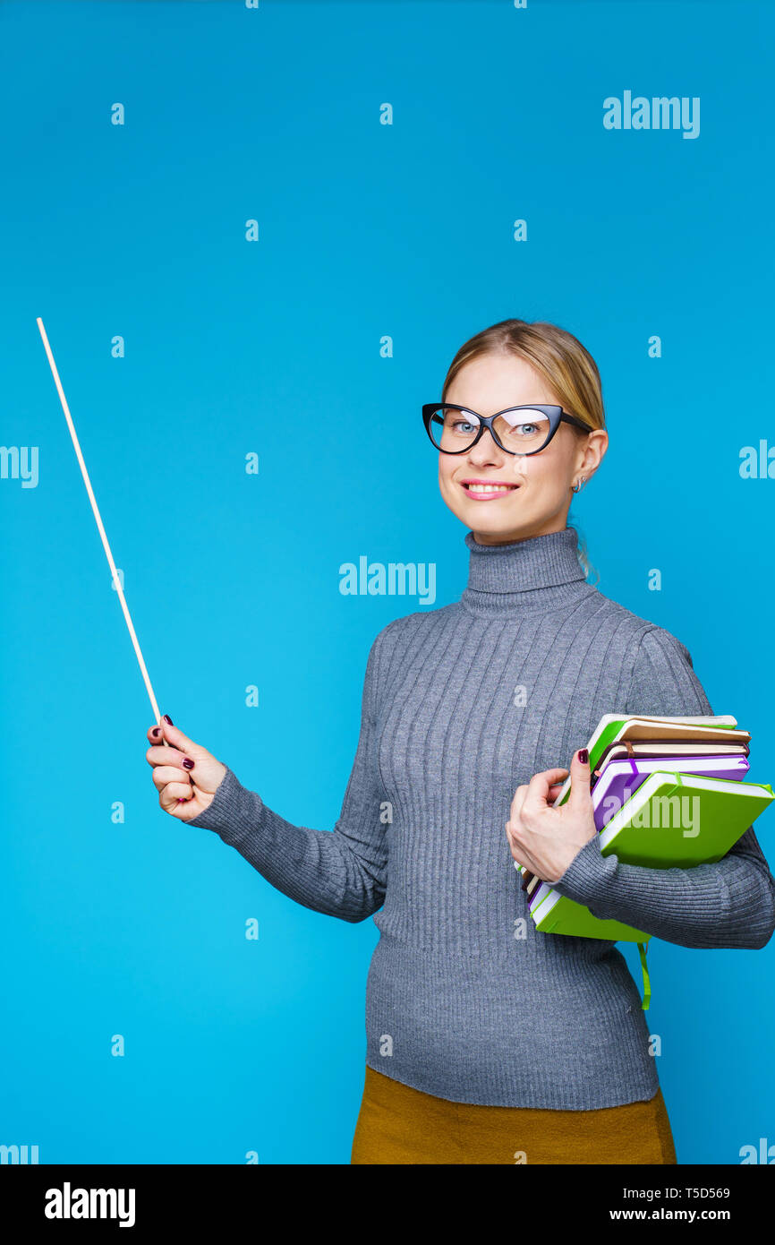 Female teacher alone in empty hires stock photography and images Alamy