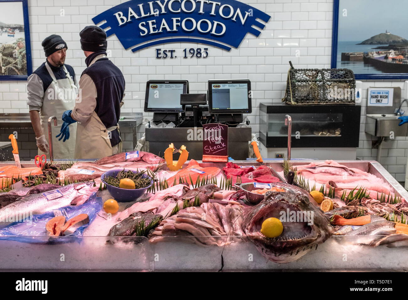 Ballycotton Seafood, The English Market, Cork, Ireland Stock Photo