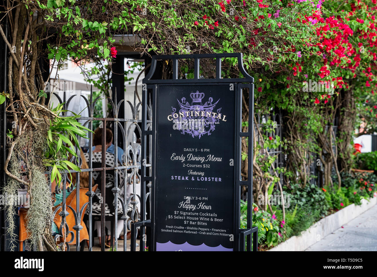 D’Amico’s the Continental restaurant, Old Naples, Florida, USA. Stock Photo
