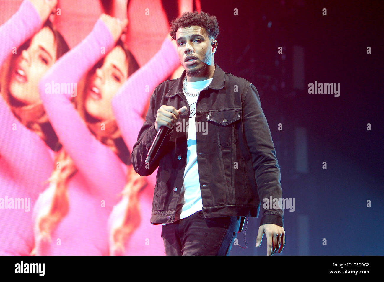 Uk Grime Rappers British grime artist Che Wolton Grant aka AJ Tracey performs at the O2 ...