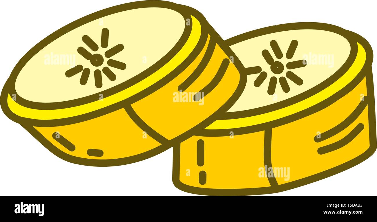 Banana Fruit Design Graphic Template Vector Stock Vector