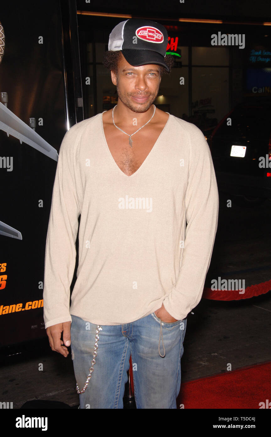 LOS ANGELES, CA. August 18, 2006: Actor GARY DOURDAN at the Los Angeles premiere of 'Snakes on a Plane' at the Chinese Theatre, Hollywood. © 2006 Paul Smith / Featureflash Stock Photo