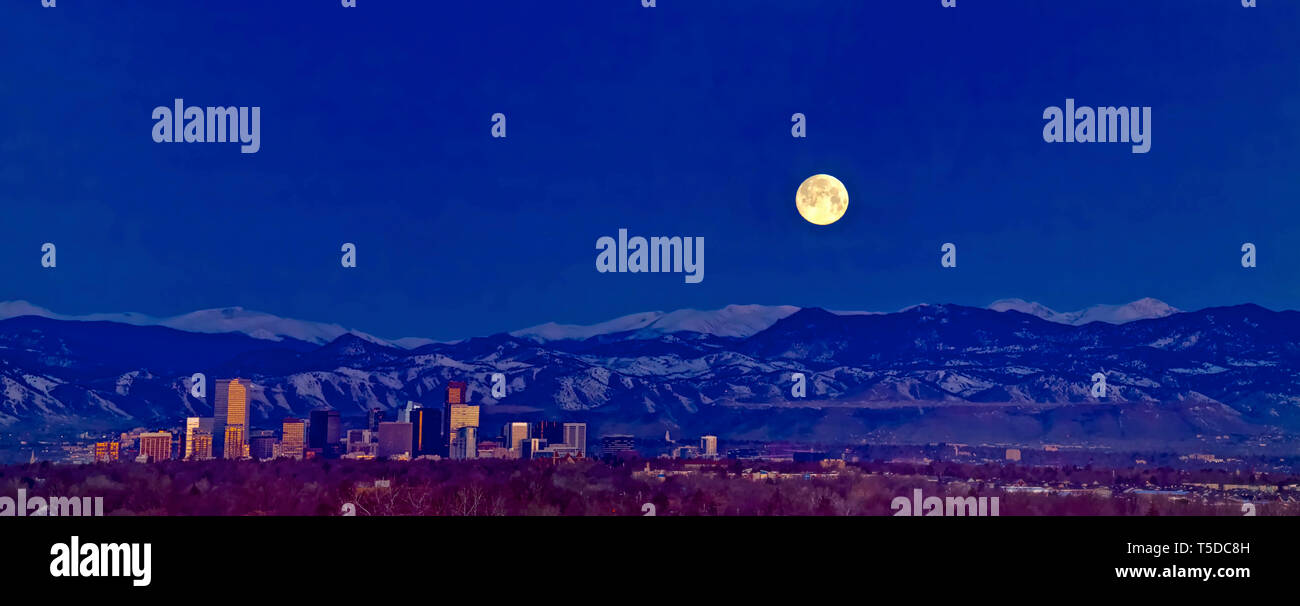 Denver skyline hi-res stock photography and images - Alamy