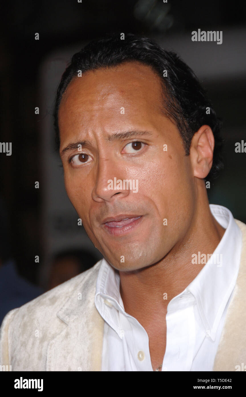 LOS ANGELES, CA. September 05, 2006: Actor DWAYNE JOHNSON, aka "The