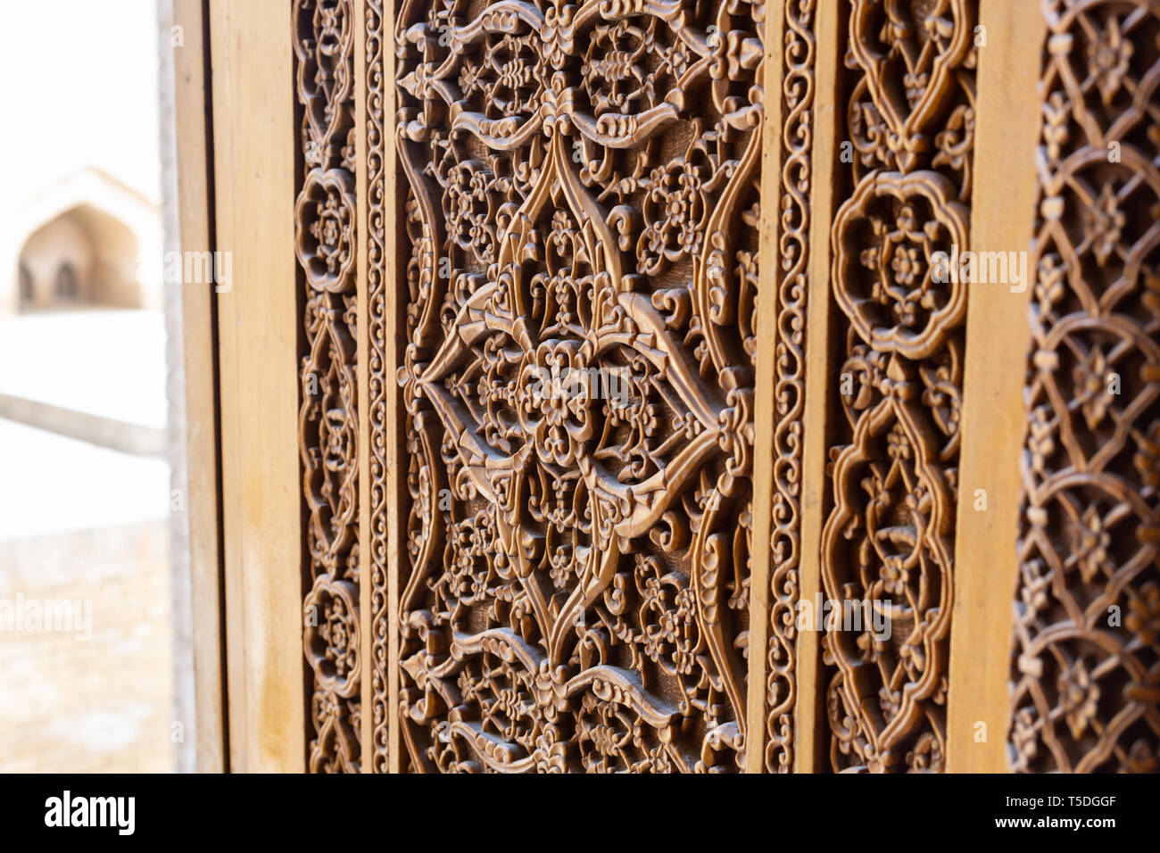 Background patterned on a tree. Thread patterns. Ornament patterns. Stock Photo