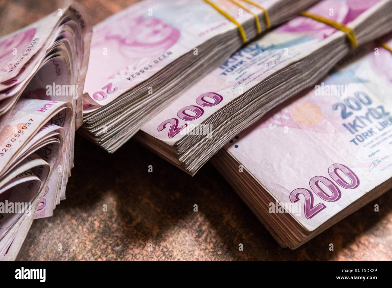 Turkish lira Stock Photo
