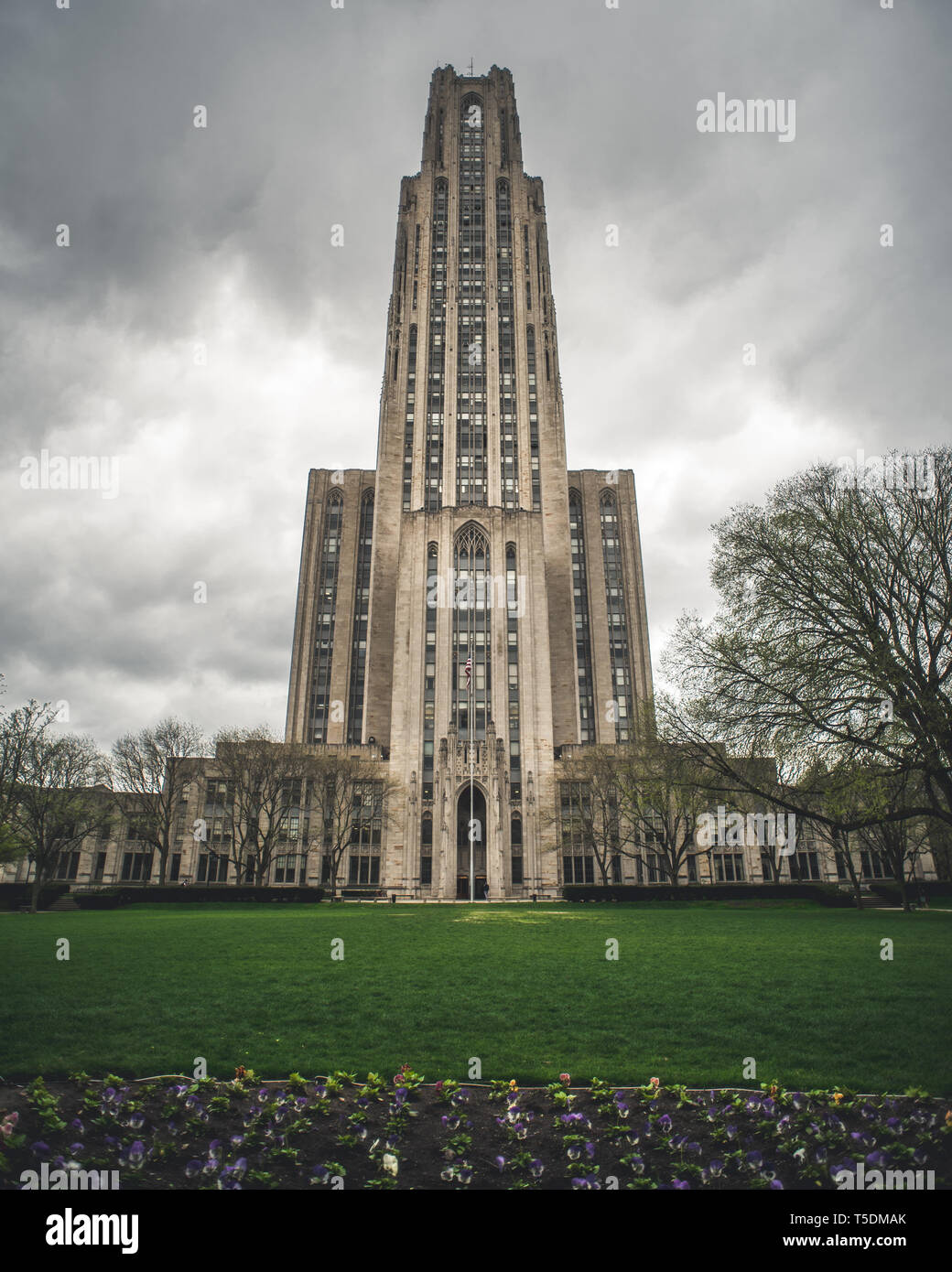 Cathedral of learning stock photo alamy