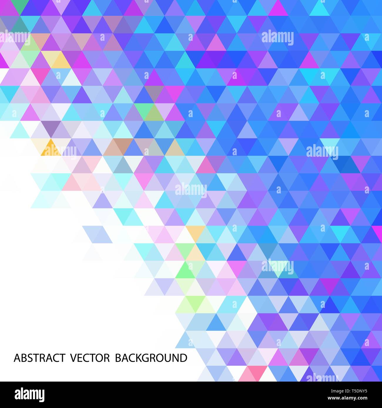 vector shining triangular layout. Modern abstract illustration with ...