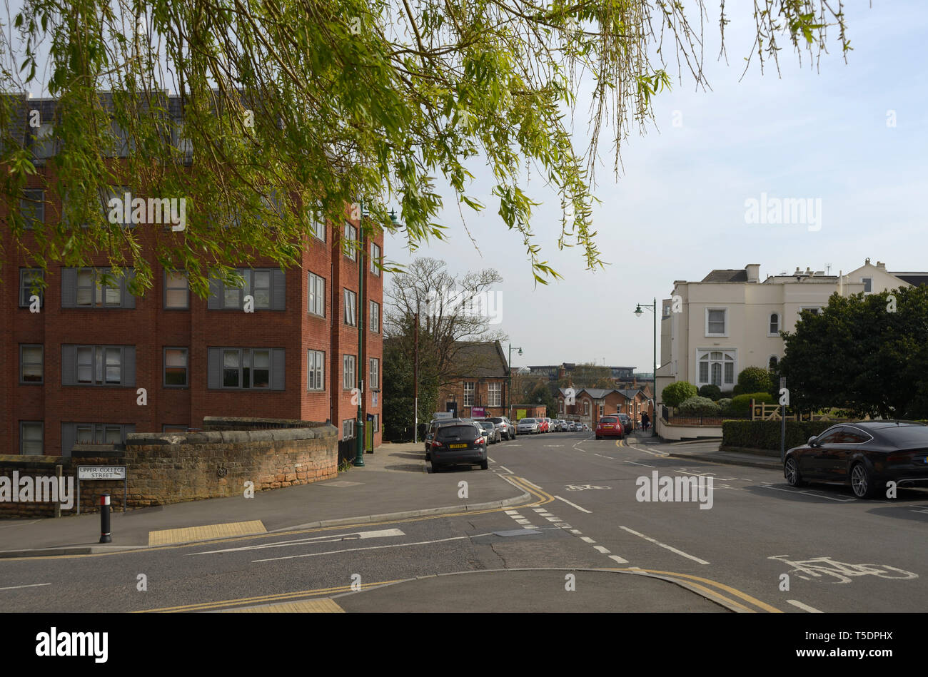 View along the Ropewalk, Nottingham, England Stock Photo Alamy