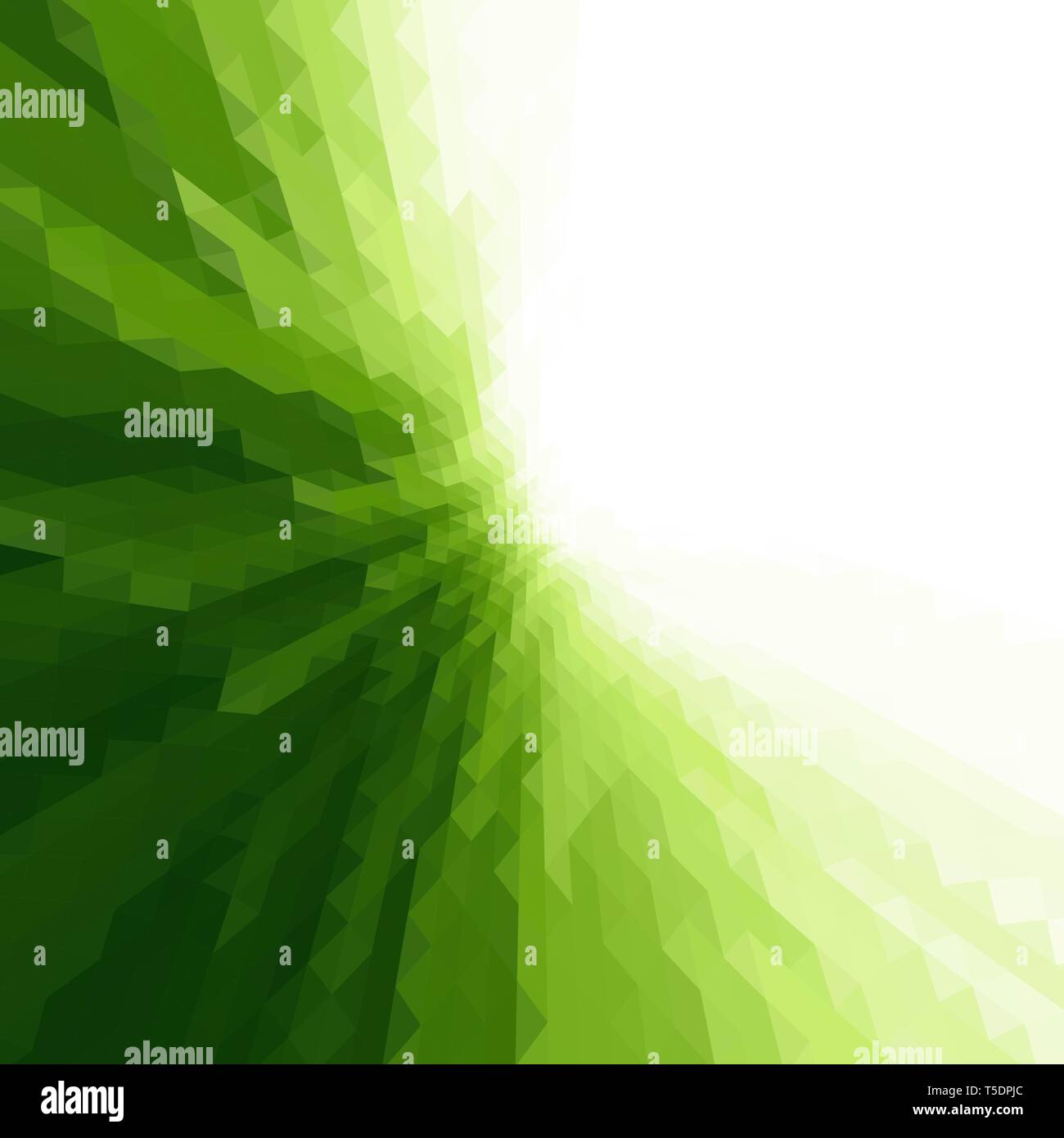 Light Green vector hexagon mosaic cover. Glitter abstract illustration ...