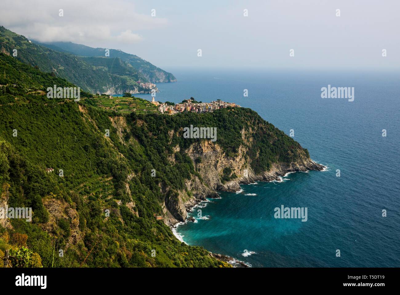 Mountain Village With Colourful Houses On The Coast Corniglia Cinque Mountain Village With Colourful Houses On The Coast Corniglia Cinque