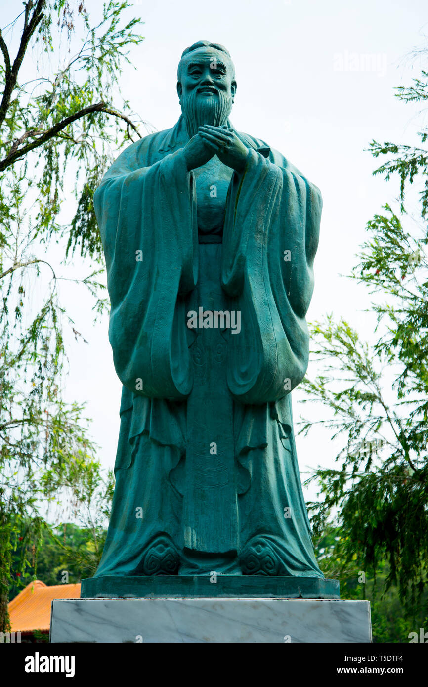 Statue of Confucius Stock Photo