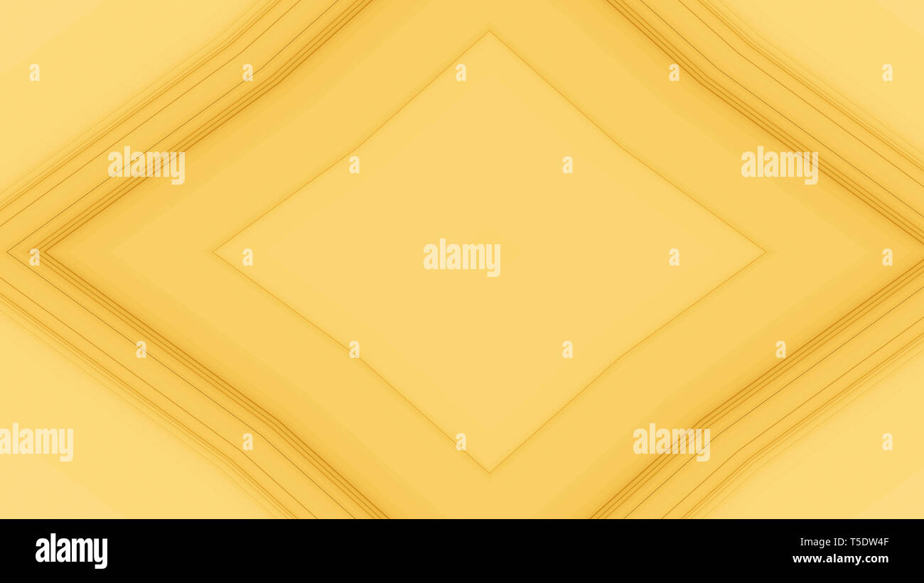 Abstract geometric shapes and lines on yellow background. Rhombus or ...