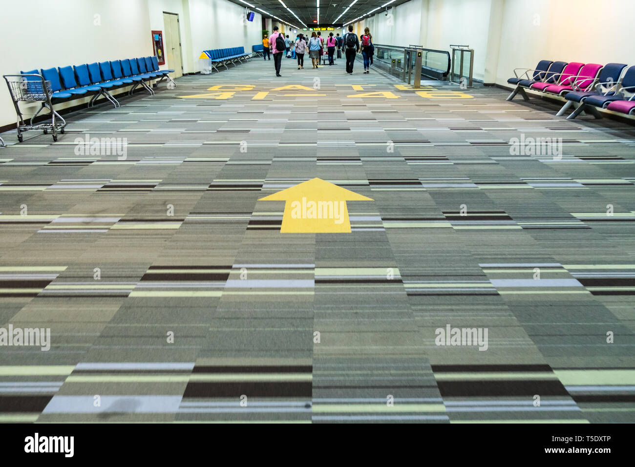 Airplane passengers happy hi-res stock photography and images - Alamy