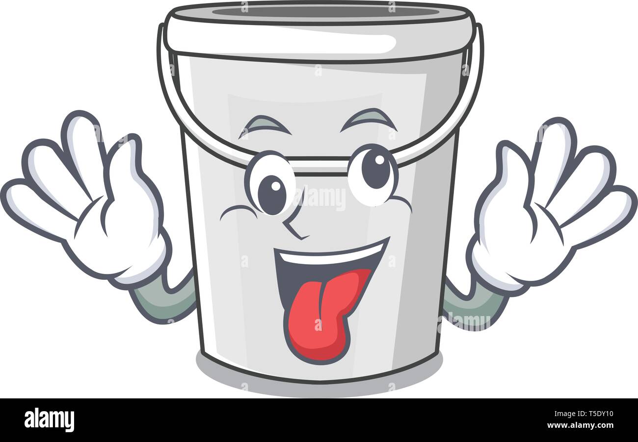 Crazy plastic tube bucket in the mascot Stock Vector Image & Art Alamy