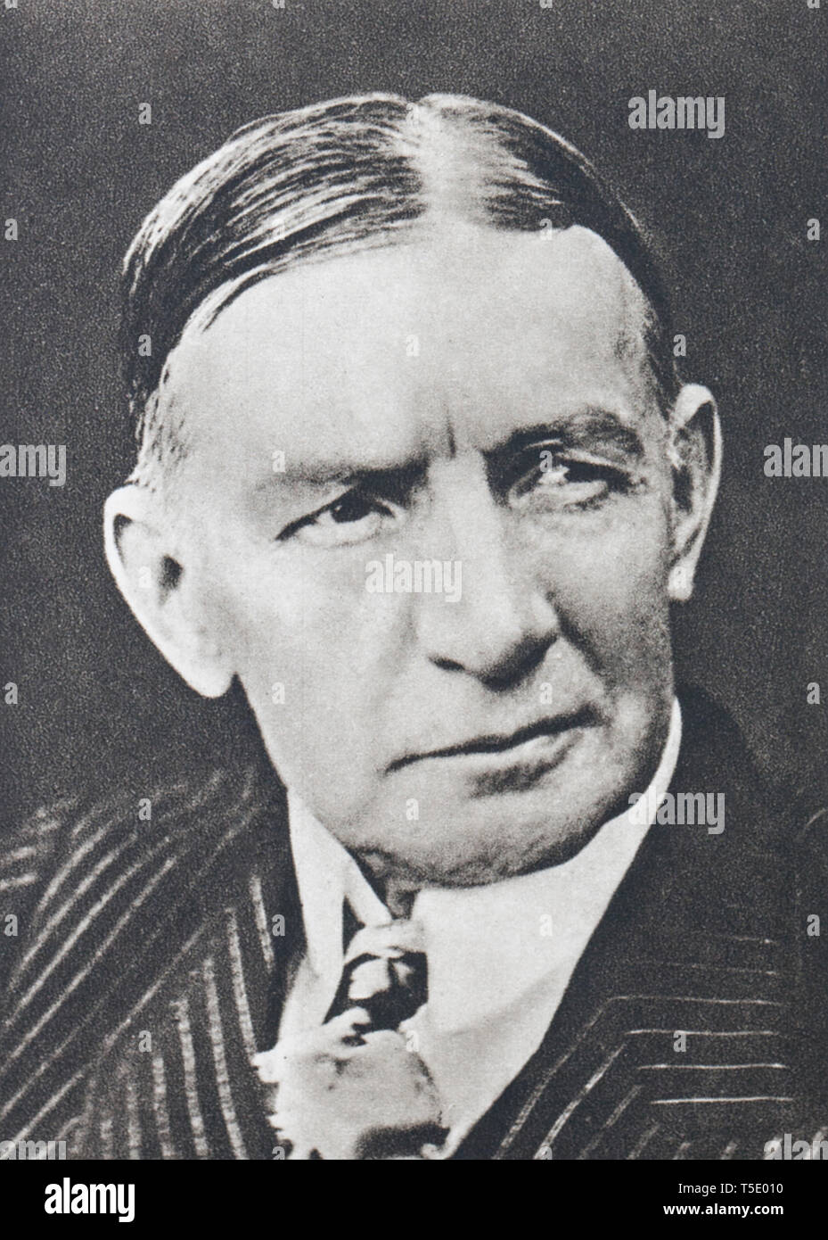 Charles Gates Dawes (1865 – 1951) an American banker, general, diplomat, and Republican politician who was the 30th vice president of the United State Stock Photo
